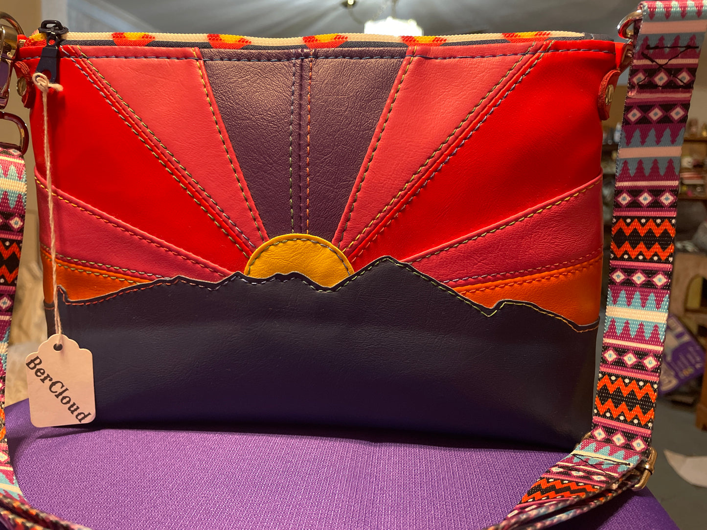 Ute Mountain Sunset Crossbody