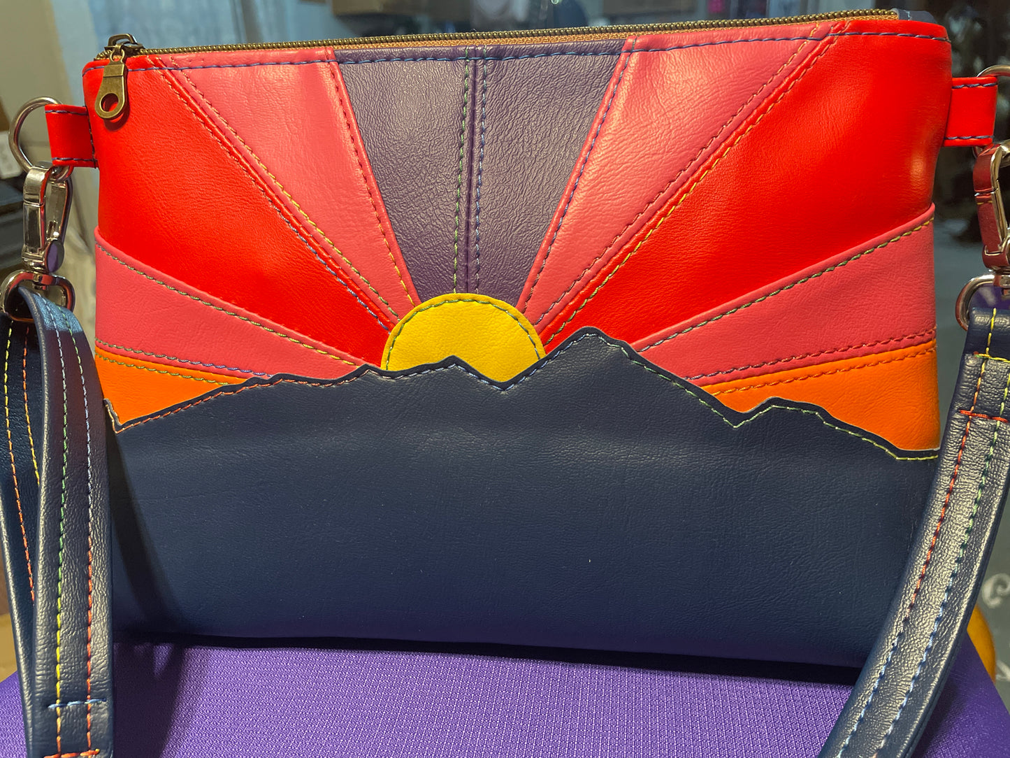 Ute Mountain Sunset Crossbody