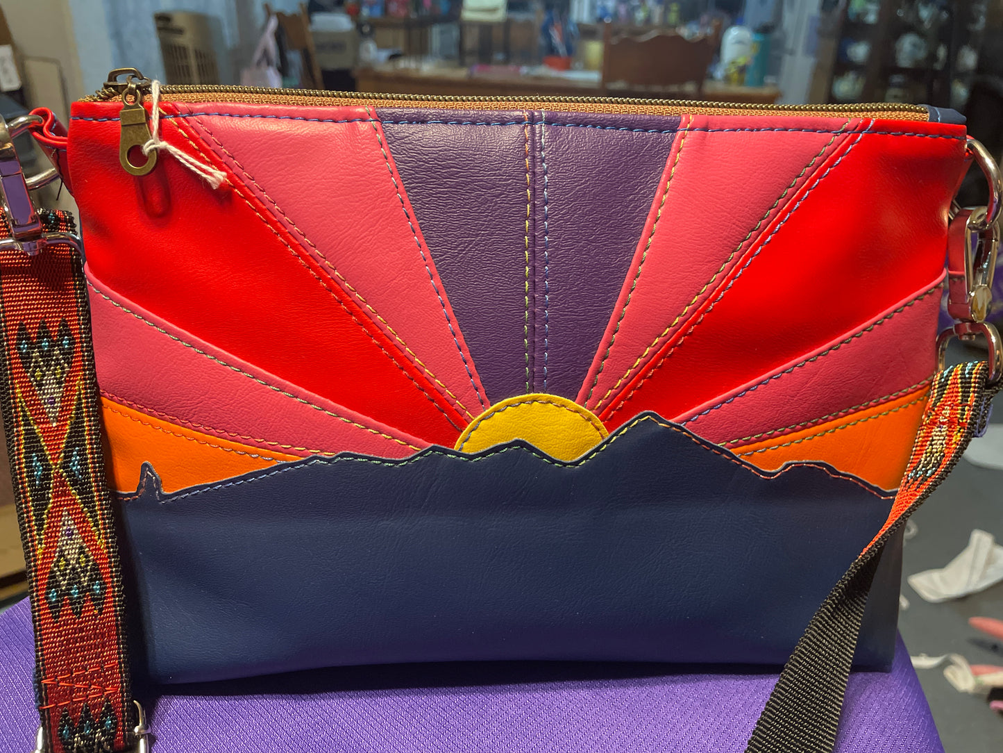 Ute Mountain Sunset Crossbody