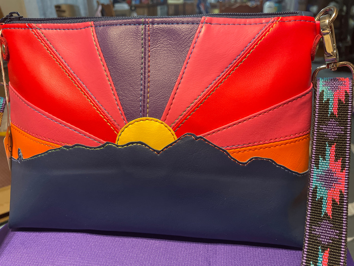 Ute Mountain Sunset Crossbody